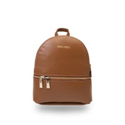 Sac à dos femme en cuir véritable marron Teen Spirit
